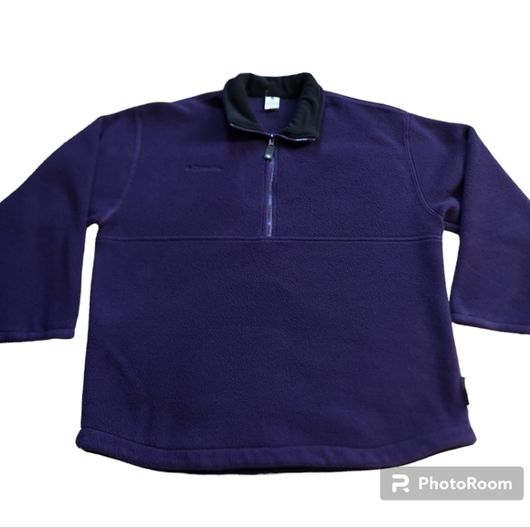 Vintage Womens Columbia Pullover MADE IN USA sz L - Picture 1 of 5